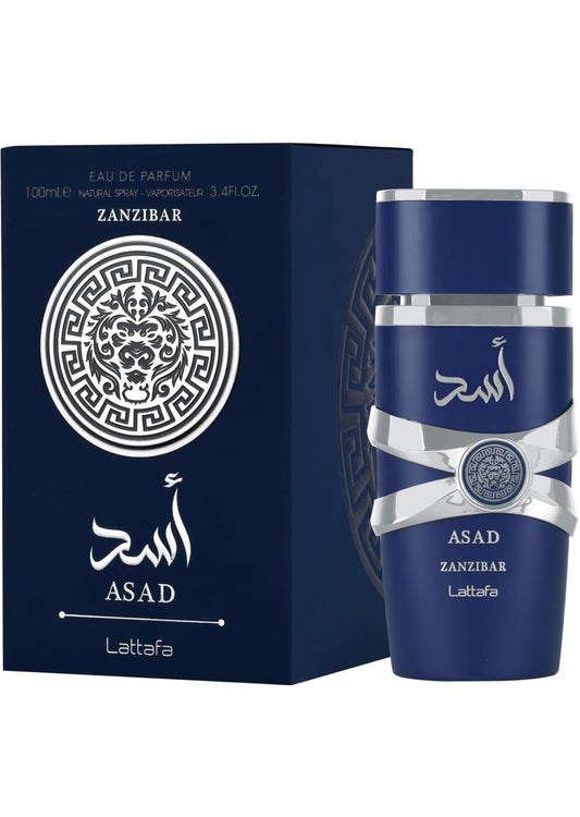 Lattafa Asad Parfum longue durée Vanille et Encens 100 ml Unisexe